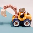 thumbnail image 3 of Bewildely Vehículos de construcción de ingeniería para niños, modelo de camión de juguete desmontable, juego de aprendizaje temprano portátil, regalo Juguetes Educativos No.01 Bewildely  FN000741-01B, 3 of 6