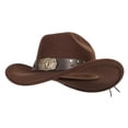 thumbnail image 2 of Sombrero vaquero XuoAz Western enrollable Fedora talla S-M, 2 of 7