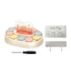 thumbnail image 4 of Expositor giratorio para cupcakes con placas giratorias automáticas de 360 ​​grados para galletas con destornillador, 4 of 9