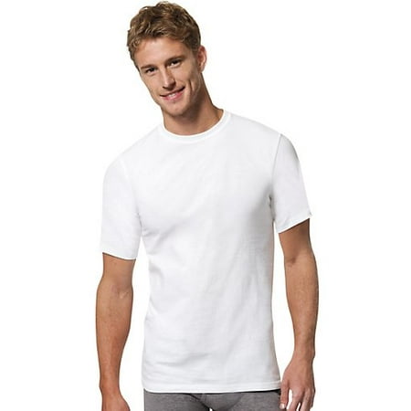 Hanes - Big Men's X-Temp White Crew Neck T-Shirt, 3 Pack, Size 2XL ...