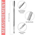 thumbnail image 3 of Cuticle Nipper Dual Ended Pusher Cleaner Manicure Pedicure Nail Care Tools, 3 of 7
