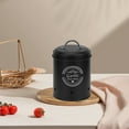 thumbnail image 2 of WRKEKC Clearance Metal Storage Buckets for Kitchen, Fruit Vegetables with Lid, Heavy Duty Iron Container for Potato Onion Garlic, Portable Handles, 3 Sizes, 2 of 6