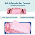 thumbnail image 4 of Wildkin Quilted Nap Mat with Elastic Corner Straps for Boys and Girls (Horses), 4 of 8