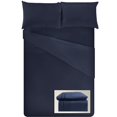 thumbnail image 3 of ViscoLogic Series Egyptian Comfort - Silky Smooth Lightweight Bedsheet Set - Brushed Micro - Deep Pocket - Navy (Twin), 3 of 3