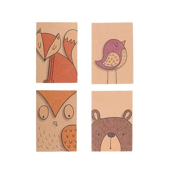 24 cuadernos en blanco.