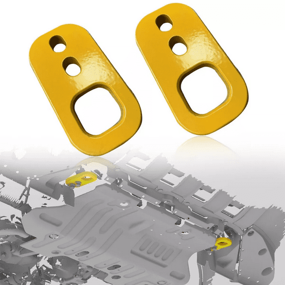 Yellow Fits Toyota Tacoma 2025 Front Tow Hooks Recovery Points