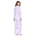 thumbnail image 3 of Casual Nights Women's Long Sleeve Rayon Button Down Pajama Set, 3 of 4