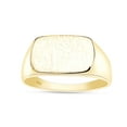 thumbnail image 2 of AFFY Rectangular Signet Ring In 14K Yellow Gold Plated 925 Sterling Silver for Men's, Ring Size 12, 2 of 3