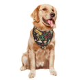 thumbnail image 4 of Dog Bandanas, Stamp Pattern Italian Adjustable Dog Scarf Triangle Bib Handkerchief Accessories for Small Medium Large Dogs, Cats, Pets, 4 of 6