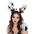 thumbnail image 2 of Halloween Headband Gothic Style Branch Flower Butterfly Haidband Hair Accessories for Women Girls, 2 of 3