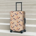thumbnail image 6 of Fuzoiu Roosters In Floral Print Suitcase Cover,Washable Luggage Covers for Suitcase,Elastic Luggage Protector Cover,Scratch Resistant Travel Suitcase Covers-Large, 6 of 7