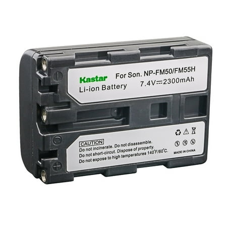 Kastar 1-Pack NP-FM50/NP-FM55H Battery 7.4V 2300mAh Replacement for Sony DCR-TRV116 DCR-TRV140 DCR-TRV145 DCR-TRV147 DCR-TRV230 DCR-TRV239 DCR-TRV240 DCR-TRV245 DCR-TRV250 DCR-TRV255 Camera
