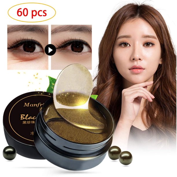 Korean 60 psc Black Gold Pearl Collagen Eye Patch Anti
