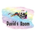thumbnail image 2 of Personalized Watercolor Decal Living Room Wall Decal for Family Multicolored Art Customized Name Design Cute Custom Name Décor - Size: 40 In x 28 In, 2 of 5