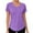 Purple#women petite workout top, variant on Moxiu Women's Petite V Neck Workout Gym Tops Short Sleeve Soft Curved Hem Athletic Yoga Casual Summer T Shirts Tees Watermelon Red,S