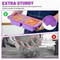 thumbnail image 4 of WWS-Silicone Freezer Molds with Lids,Silicone Soup Freezer Container Molds,Easy Meal Prep Container and Kitchen Storage Solution for Freeze & Store Soup, Sauce, Broth,Leftovers (Purple2), 4 of 4