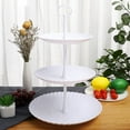 thumbnail image 3 of European Three Layer Fruit Tray Cake Rack Fruit Layered Tray Multifunctional Bird Feeder Wooden Fruit for Kitchen Counter Wire Storage Tall Wire Key Bowl 14mm Glass Bowl L E Glass Banana Stand with, 3 of 4