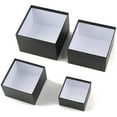 thumbnail image 2 of Small Gift Boxes with Lids for Presents Assorted Sizes Nested Black Bridesmaid Boxes Set of 4 for Birthday Proposal Bridal Showers Wedding Christmas Crafting Anniversary, 2 of 6