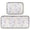 Cute Pastel Dog Bone Pattern, variant on 2-Piece Kitchen Mat Set Non Slip Washable Floor Mats Decorative Rugs for Kitchen Sink Laundry Honey Jars and Bees Pattern