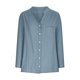 thumbnail image 4 of Neewe Womens Plain V Neck Button Down Shirts Long Sleeve Tops Casual Collared Blouses Loose Fit, 4 of 6