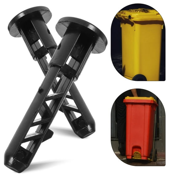 ULTNICE Windproof Lid Security Trash Can Spare Parts Wheeled 4pcs