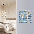 thumbnail image 5 of Dailycode Light Switch Plate Covers 2 Gang Wall Plate Plastics Outlet Covers for Kitchen Home Office Decor Daisy Flower on Blue White Stripes, 5 of 8