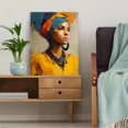 thumbnail image 5 of Stretched African Woman Portrait Canvas Afrocentric Ethnic Home Living Room Wall Art Decor, 5 of 8