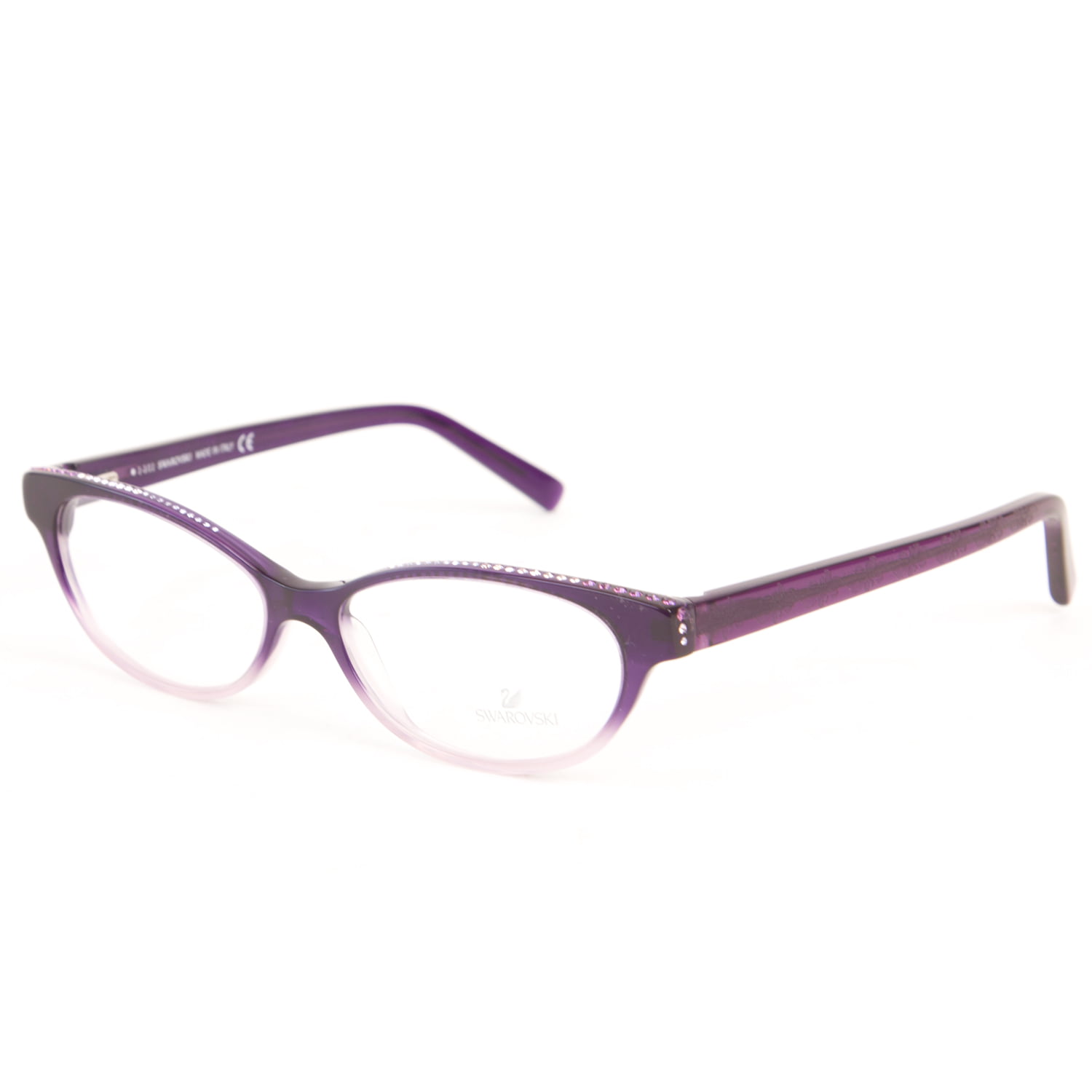 Swarovski Swarovski Women S Crystal Accent Cateye Eyeglass Frames