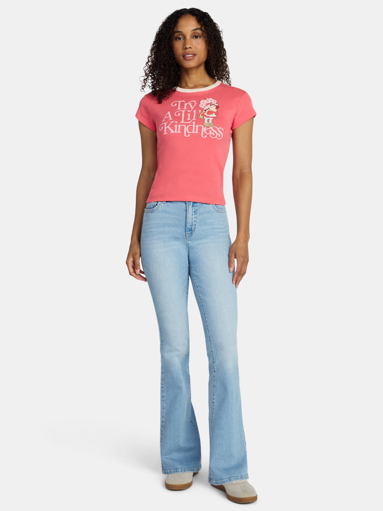 Strawberry Shortcake, Junior's Graphic T-Shirt, Lil Kindness, Sizes XXS-XXL