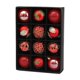 thumbnail image 2 of Juego de 12 bolas navideñas irrompibles de plástico de 2,36 pulgadas para decorar el árbol. Ideales para colgar en el árbol, en rojo, verde, dorado y plateado., 2 of 6