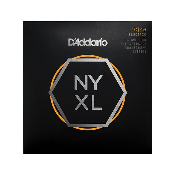 D'Addario NYXLS1046 Electric Guitar Strings, Regular Light, Double Ball End