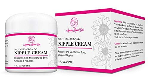 Mommy Knows Best Nipple Cream for Breastfeeding Moms 100% Natural Soothing USDA Certified Nipple Cream