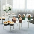 thumbnail image 4 of WHAMVOX 3Ud Transparent Acrylic Cake Stand Resistente Para Celebraciones Y Eventos, 4 of 8