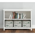 thumbnail image 3 of Alligator Fabric Covered Collapsible Box Gray/Green 3-Piece Set, 3 of 4