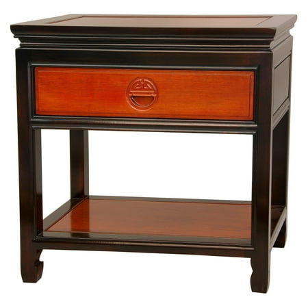 Oriental Rosewood Furniture - Oriental Furniture Rosewood Bedside Table