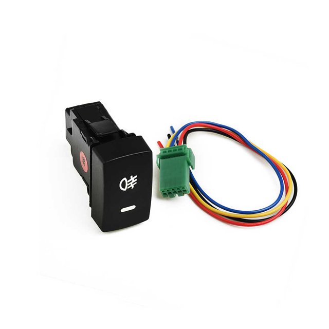 Scienceny Interruptor de luz, pieza reemplazada, botón pulsador, mano de obra fina, accesorios mejorados multiusos, suministros para coche, Accesorios para motos