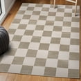 thumbnail image 6 of JONATHAN Y SANDSTONE 8 x 10 Area Rug, Thea Geometric Checkerboard - Beige/Cream, SND103A-8, 6 of 13