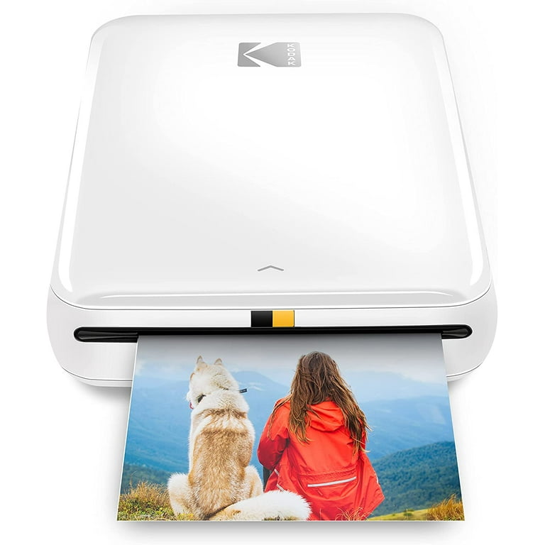 Matematik tyfon pude Kodak Step Mobile Instant Photo Printer Go Bundle(White) for iOS & Android  - Walmart.com