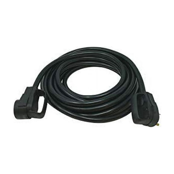 Road Power 65039601 25' 10/3 30-Amp Extension, Heavy Duty, Weather Resistant RV and Marine Boat Power Cord Suitable for Mobile Homes and Recreational Areas, Black