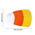 thumbnail image 3 of Todaioua Corn Candy Shaped Bathroom Rug Halloween Bath Mat Non Slip Yellow White Decorative Mat Washable Welcome Carpet Halloween Bathroom Decor for Autumn Thanksgiving Living Room Home, 3 of 7