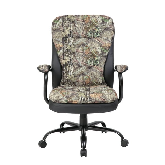 Boss Office Home Mossy Oak Break Up Country Big Tall 400 Lb Capacity Camo Desk Chair
