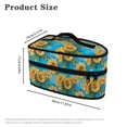 thumbnail image 6 of HELLHERO Sunflower Design Protective Steam Iron Carrying Bag Compatible with Full-Size Irons and Accessories Lightweight Steamer Organizer Garment Steamer Box Travel Steamer Holder, Case Only, 6 of 6