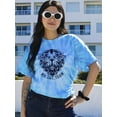 thumbnail image 2 of Roaring Lion Big Cat Team Tie Dye Cyclone Women -Image by Shutterstock, Female XX-Large, 2 of 4