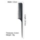 thumbnail image 2 of Peine para el cabello Zulema antiestático Resistente negro, 2 of 8