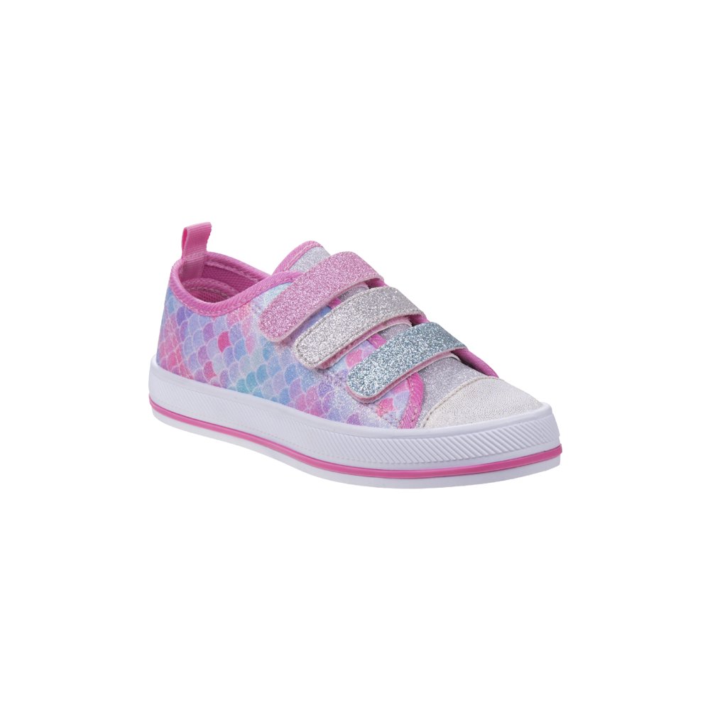 Laura Ashley - Laura Ashley Pink Multi Color Glitter Mermaid Sneakers ...