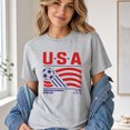 thumbnail image 4 of Jollimate United States Of America Soccer Club T-Shirt, USA Fan Girl Shirt, Soccer Lover Gift, 4 of 6