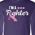 thumbnail image 4 of Inktastic Breast Cancer Awareness I'm a Fighter Long Sleeve T-Shirt, 4 of 5