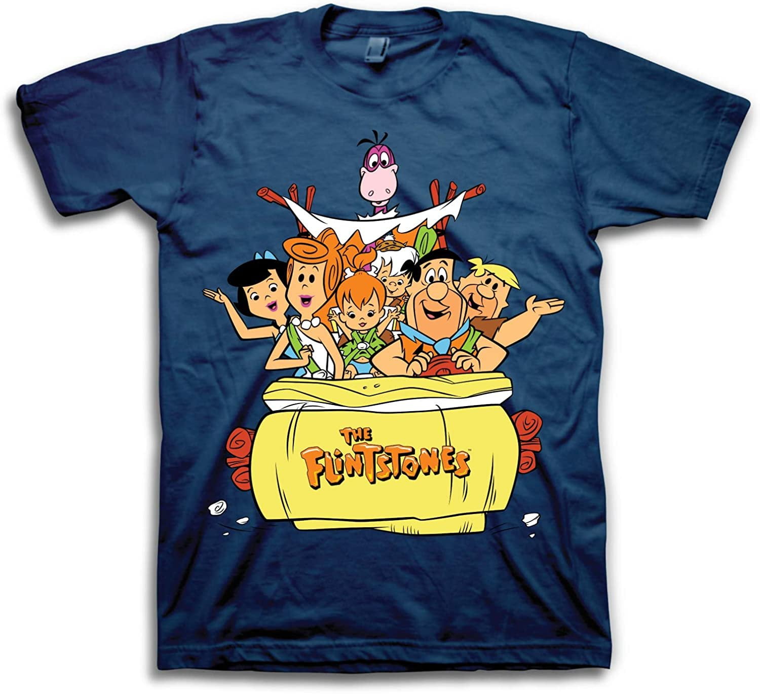 Freeze The Flintstones Mens Short Sleeve T Shirt Fred Flintstone Barney Rubble And Dino Xx