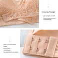 thumbnail image 3 of Bralette sexy Sonducket sujetador sin aros Cómodo y transpirable para mujer Blanco XL, 3 of 6