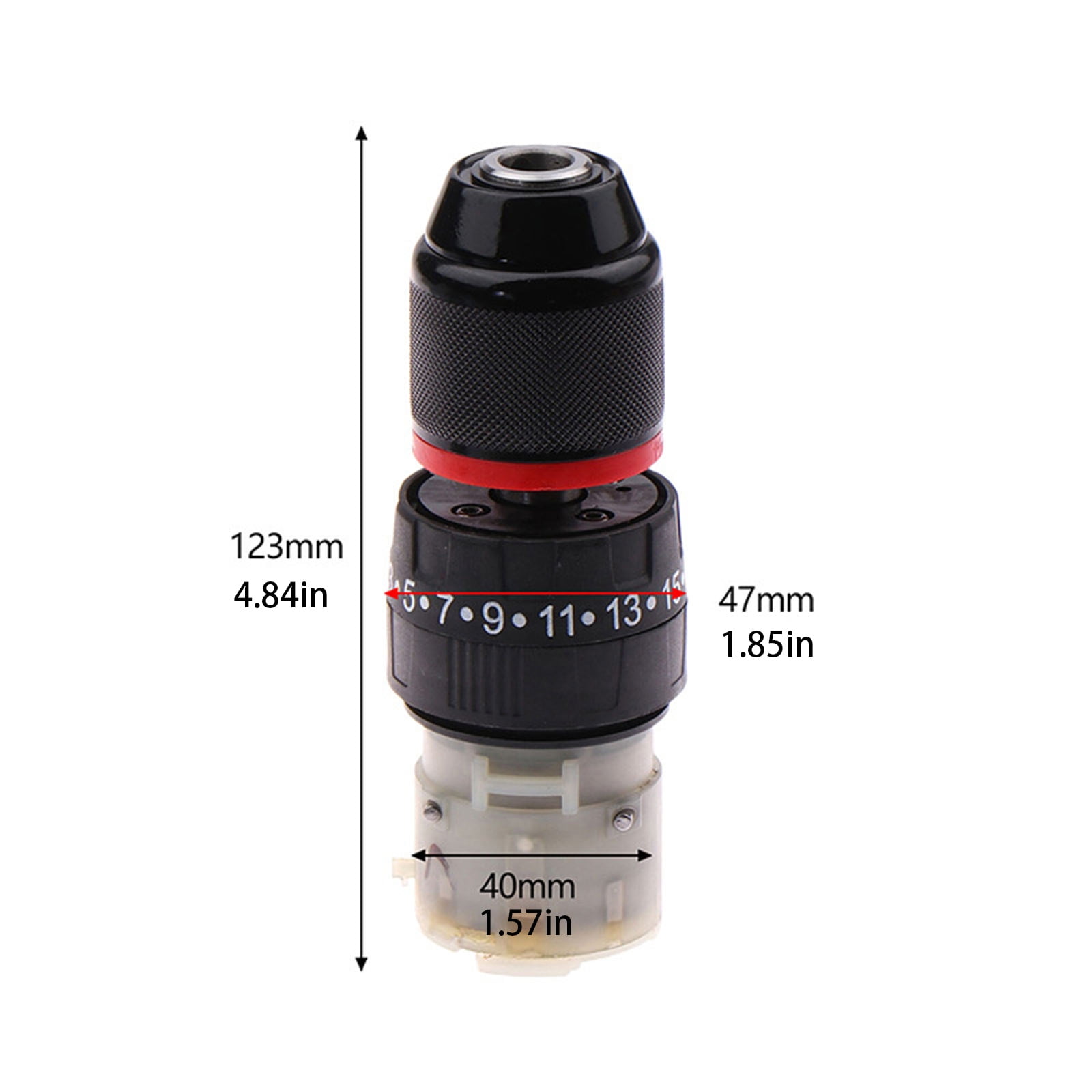 Heavy Duty Metal Gear Box Assembly For 12V 16.8V 21V Brushless Lithium Drills Electric Screwdriver Power Tool Parts